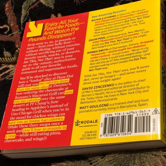 NWT, EAT THIS, NOT THAT,2012 and 2013 editions by David Zinczenko - Picture 7 of 8